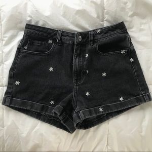 pacsun mom shorts black